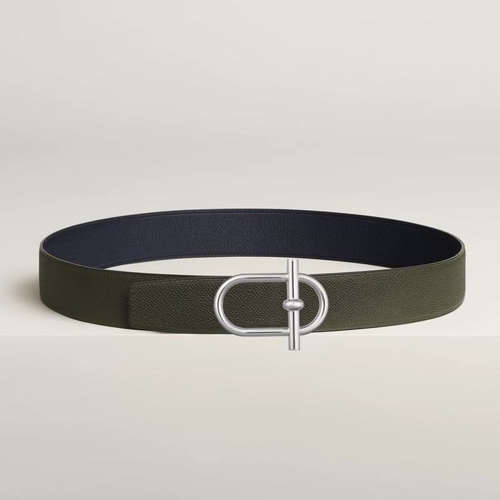 Ithaque Belt Buckle & Reversible Leather Strap 38 MM