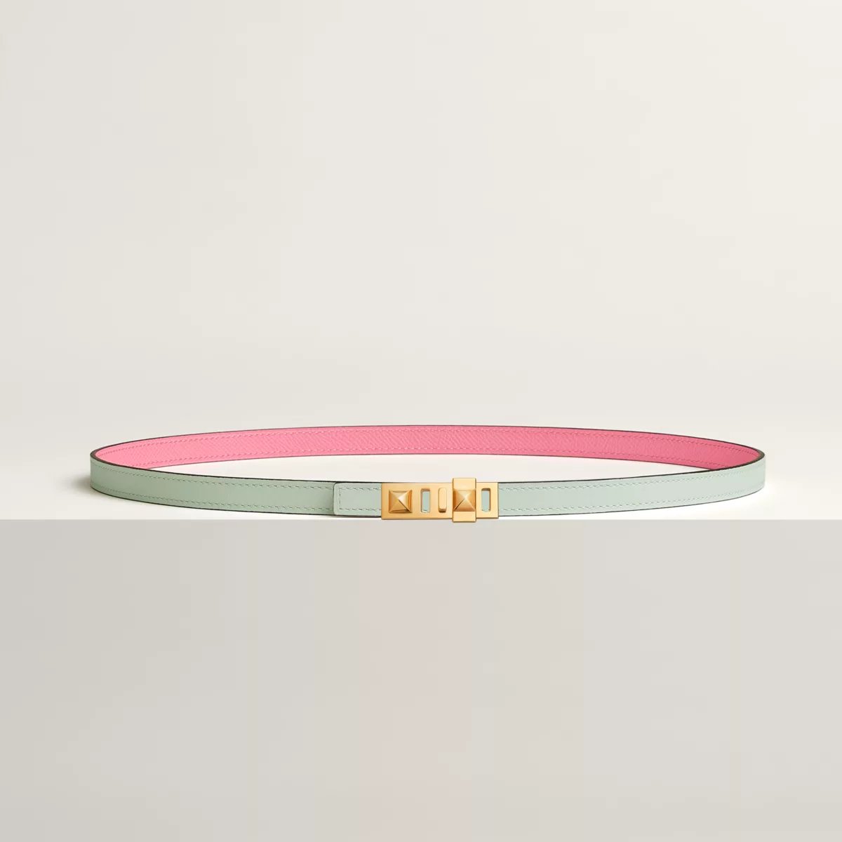 Collier de Chien belt buckle & Reversible leather strap 13 mm