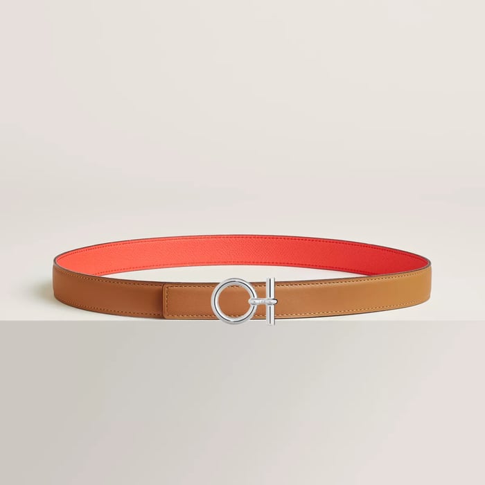 Flot belt buckle & Reversible leather strap 24 mm
