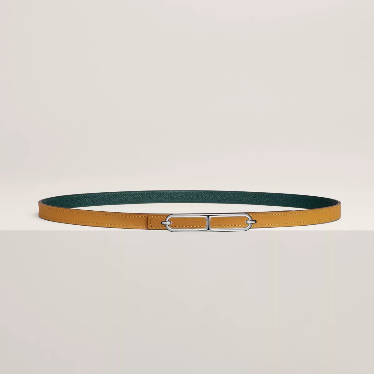 Roulis belt buckle & Reversible leather strap 13 mm