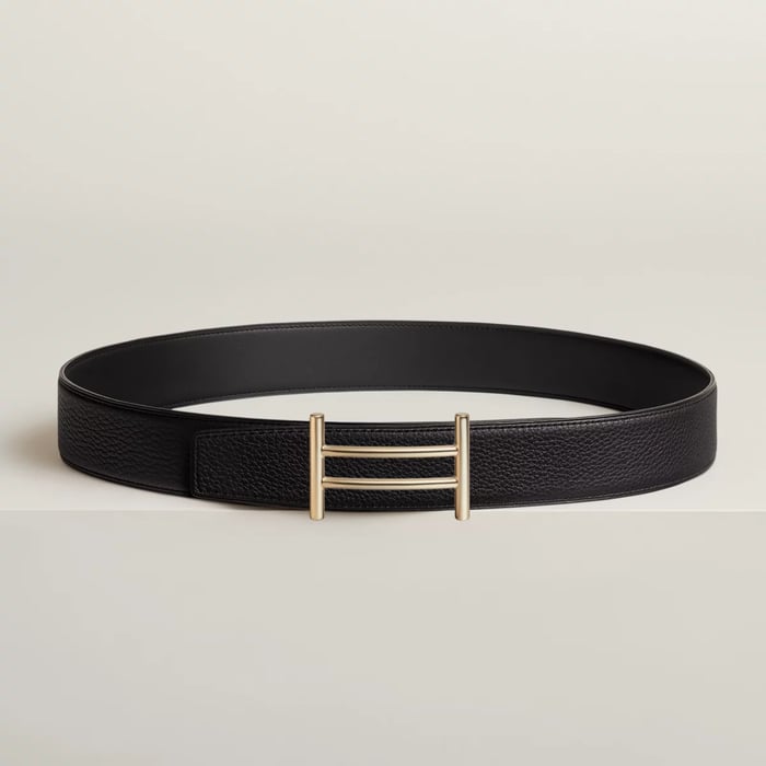 Rider Belt Buckle & Reversible Leather Strap 38 MM