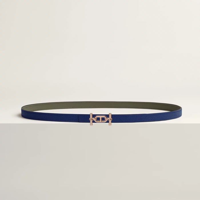Ancre Belt Buckle & Reversible Leather Strap 13 MM