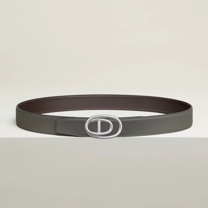 Odyssee 벨트 버클 & 리버서블 가죽 스트랩 32mm