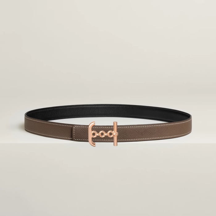 Ancre Marin Belt Buckle & Reversible Leather Strap 24 MM