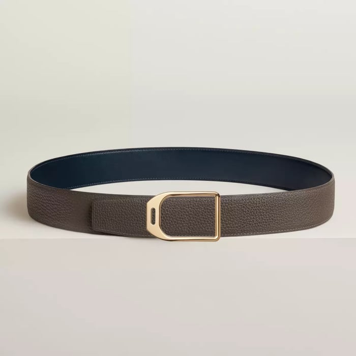 Jockey Belt Buckle & Reversible Leather Strap 38 MM