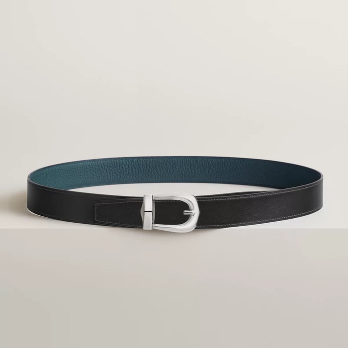 Bride d'Apparat Belt Buckle & Reversible Leather Strap 32 MM