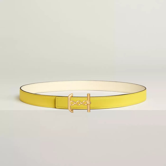 Ancre Marin 벨트 버클 & 리버서블 가죽 스트랩 24mm