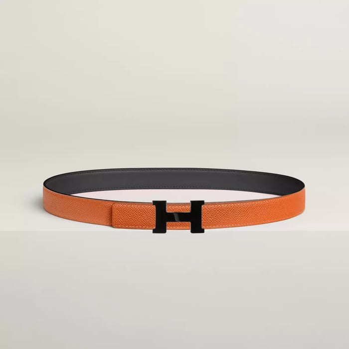 Mini Constance So Black Belt Buckle & Reversible Leather Strap 24 MM