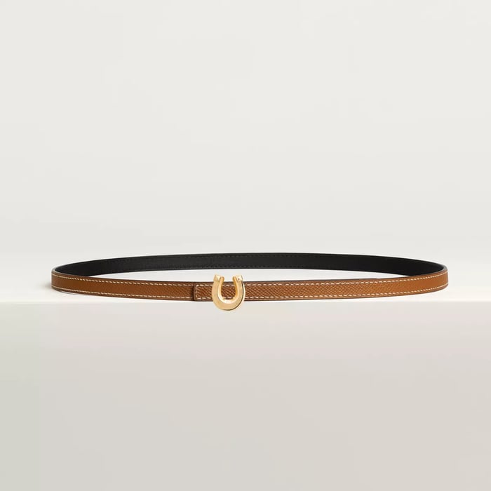 Lucky Jockette Belt Buckle & Reversible Leather Strap 13 MM