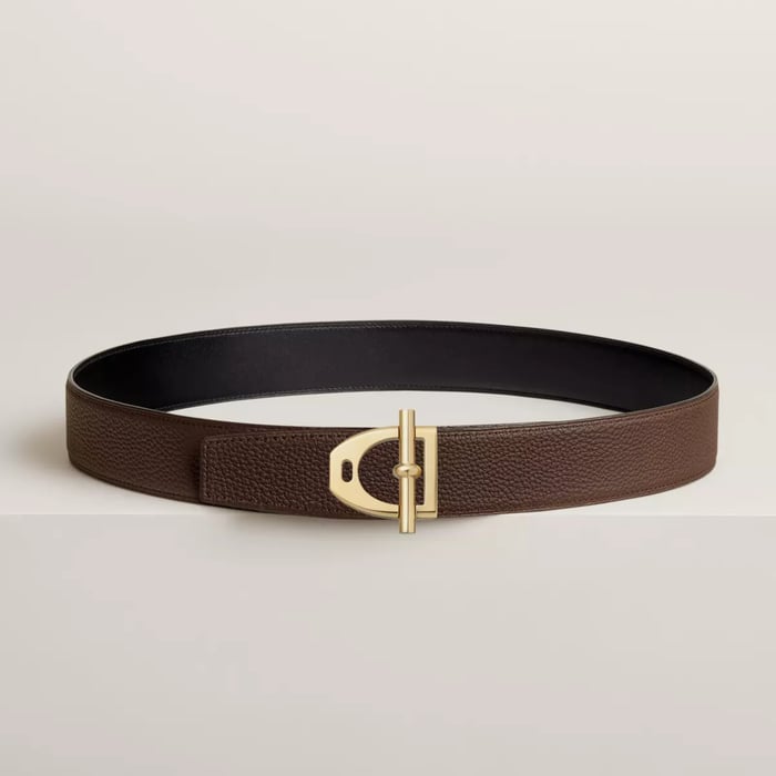 Neo Etrier Belt Buckle & Reversible Leather Strap 38 MM