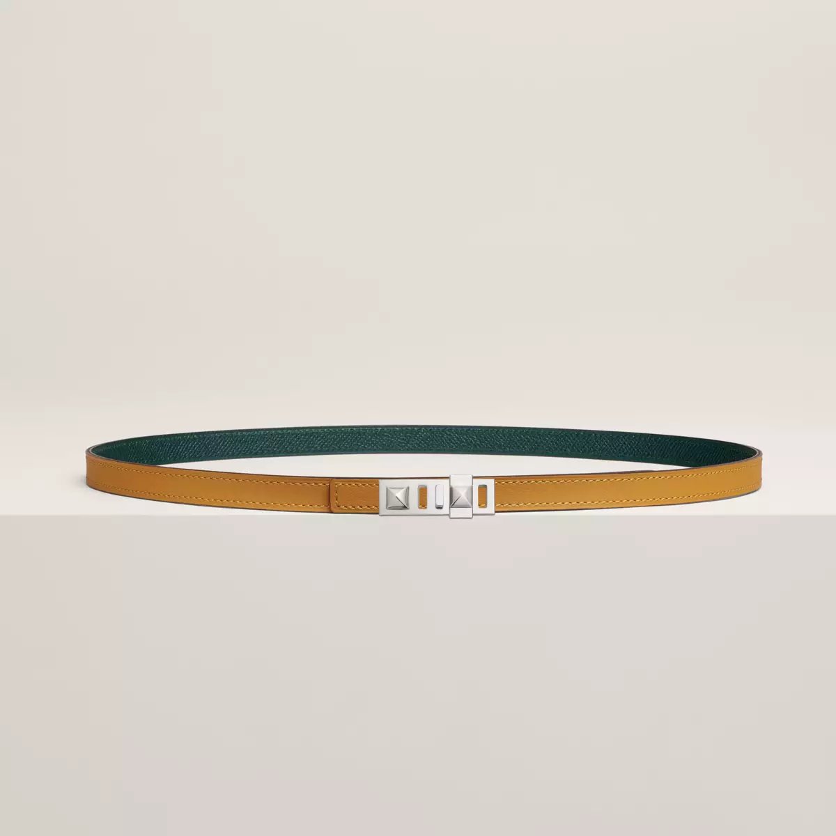 Collier de Chien belt buckle & Reversible leather strap 13 mm