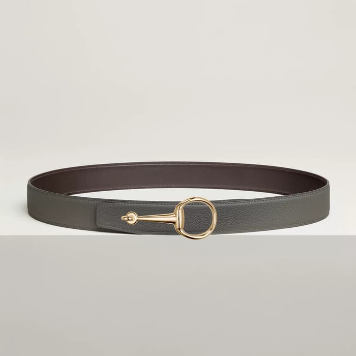 Casaque Belt Buckle & Reversible Leather Strap 32 MM