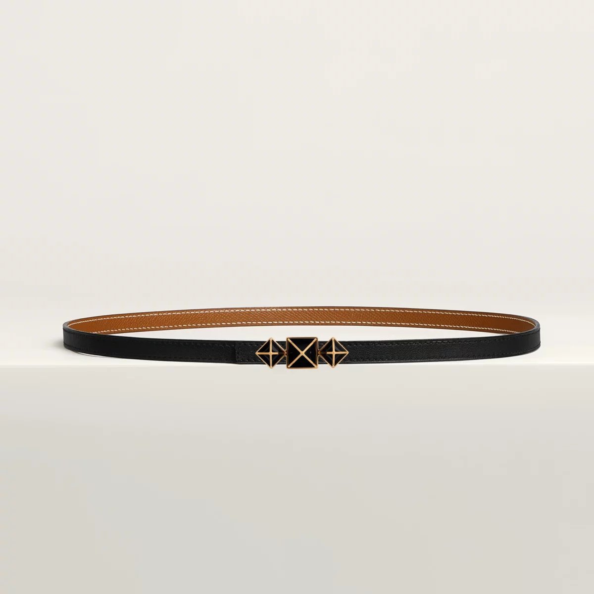 1925 belt buckle & Reversible leather strap 13 mm