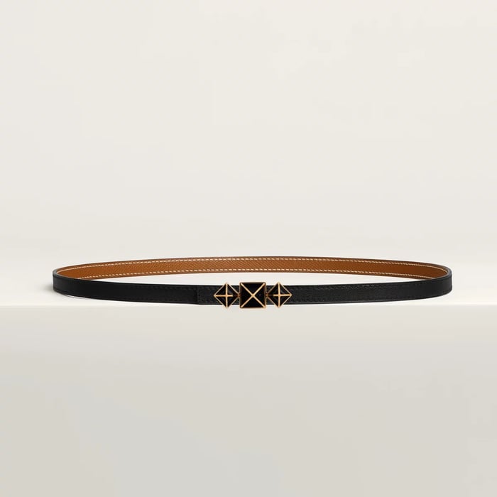 1925 belt buckle & Reversible leather strap 13 mm