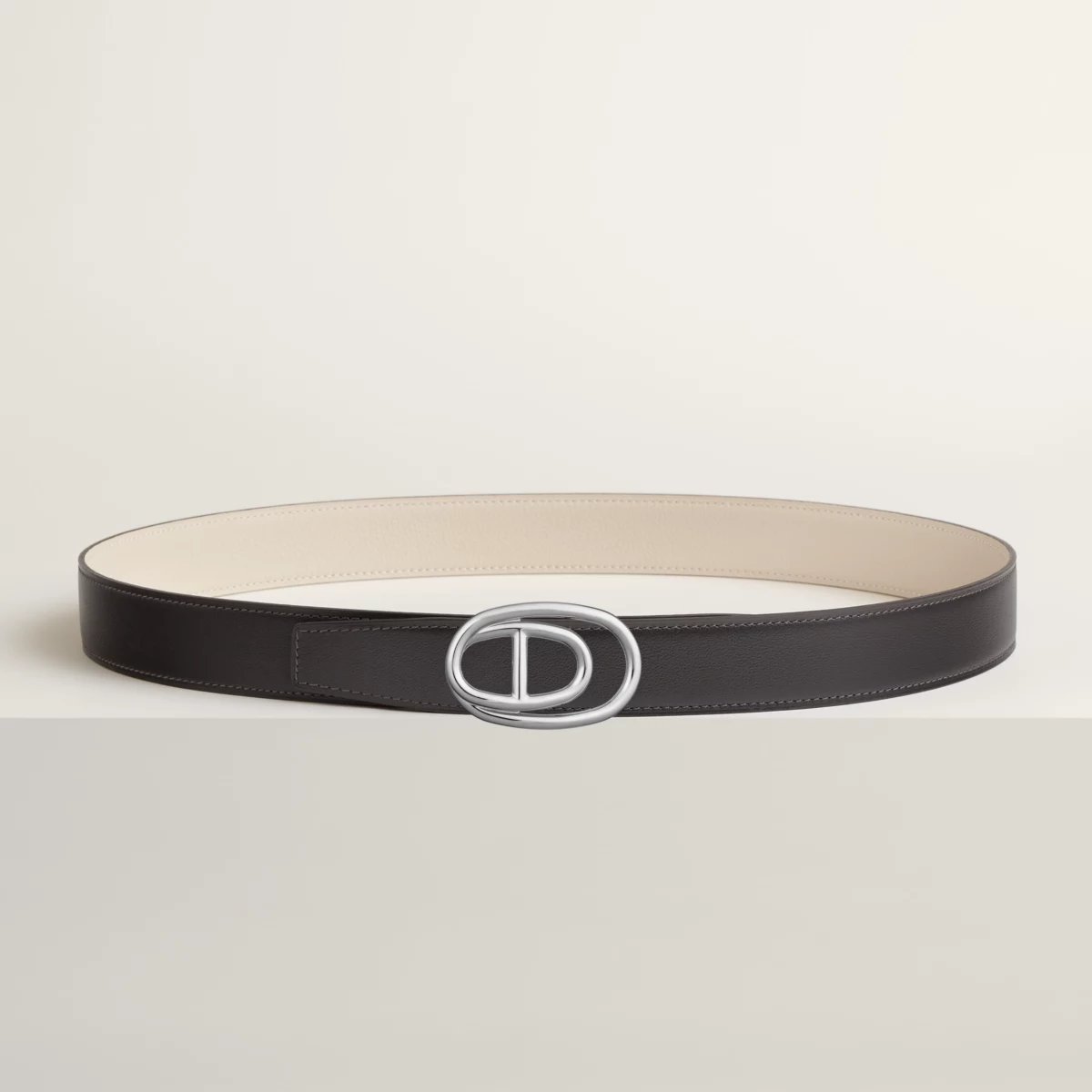 Odyssee belt buckle & Reversible leather strap 32 mm