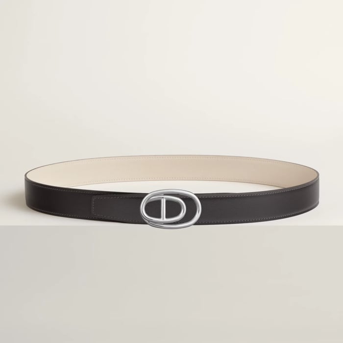 Odyssee Belt Buckle & Reversible Leather Strap 32 MM