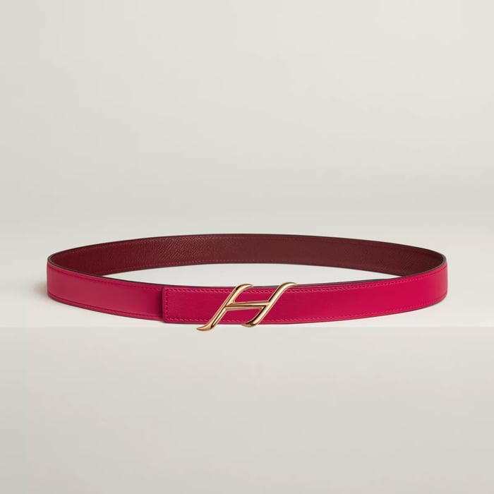 HDN belt buckle & Reversible leather strap 24 mm