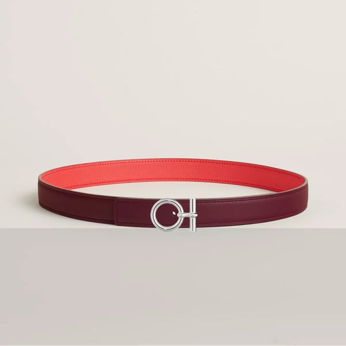 Flot belt buckle & Reversible leather strap 24 mm