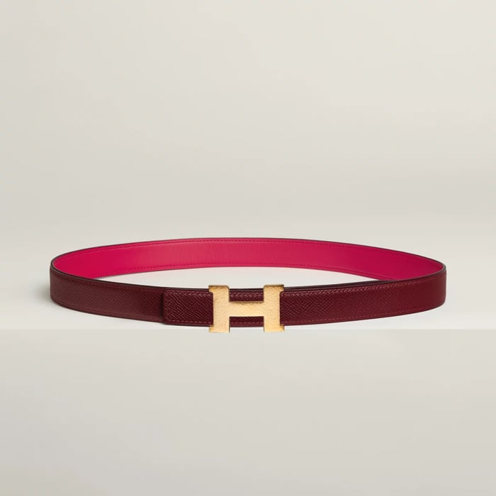 Mini Constance Martelee Belt Buckle & Reversible Leather Strap 24 MM