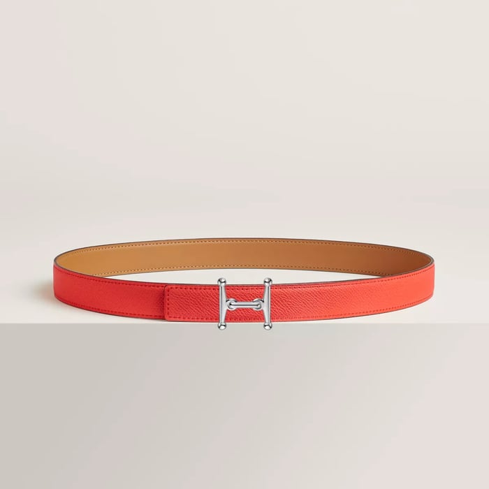 Mors H Belt Buckle & Reversible Leather Strap 24 MM