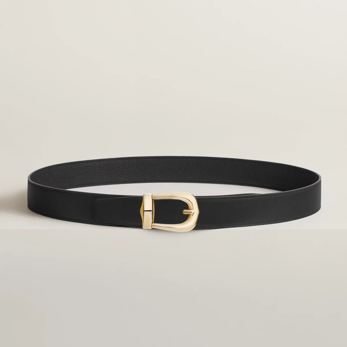 Boucle de ceinture Bride d'Apparat & Cuir de ceinture réversible 32 mm