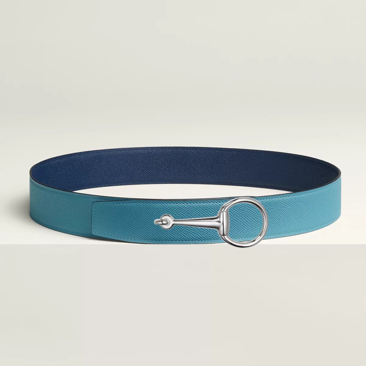 Casaque belt buckle & Reversible leather strap 38 mm