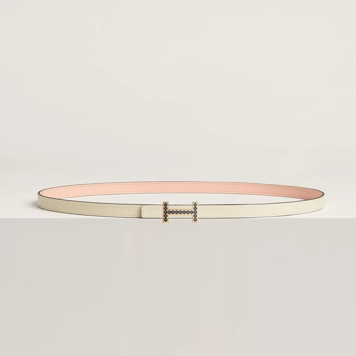 Focus Medor Laquee Belt Buckle & Reversible Leather Strap 13 MM
