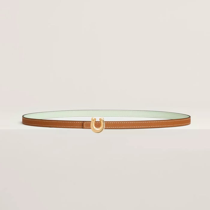 Lucky Jockette Belt Buckle & Reversible Leather Strap 13 MM