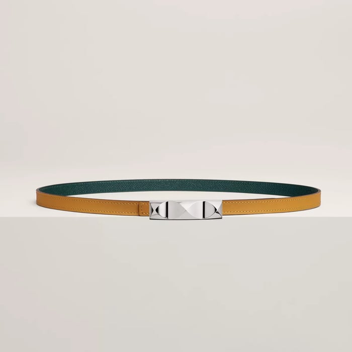 Infini belt buckle & Reversible leather strap 13 mm