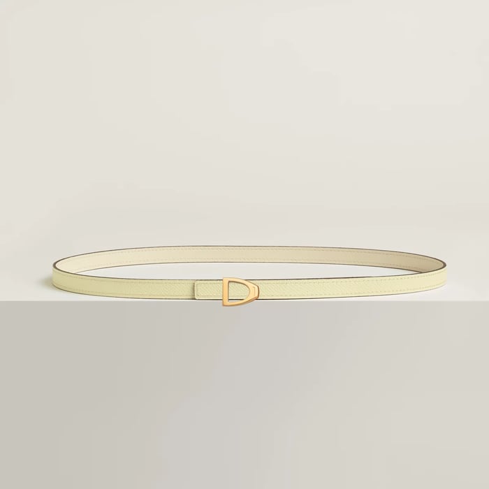 Cavaliere Belt Buckle & Reversible Leather Strap 13 MM