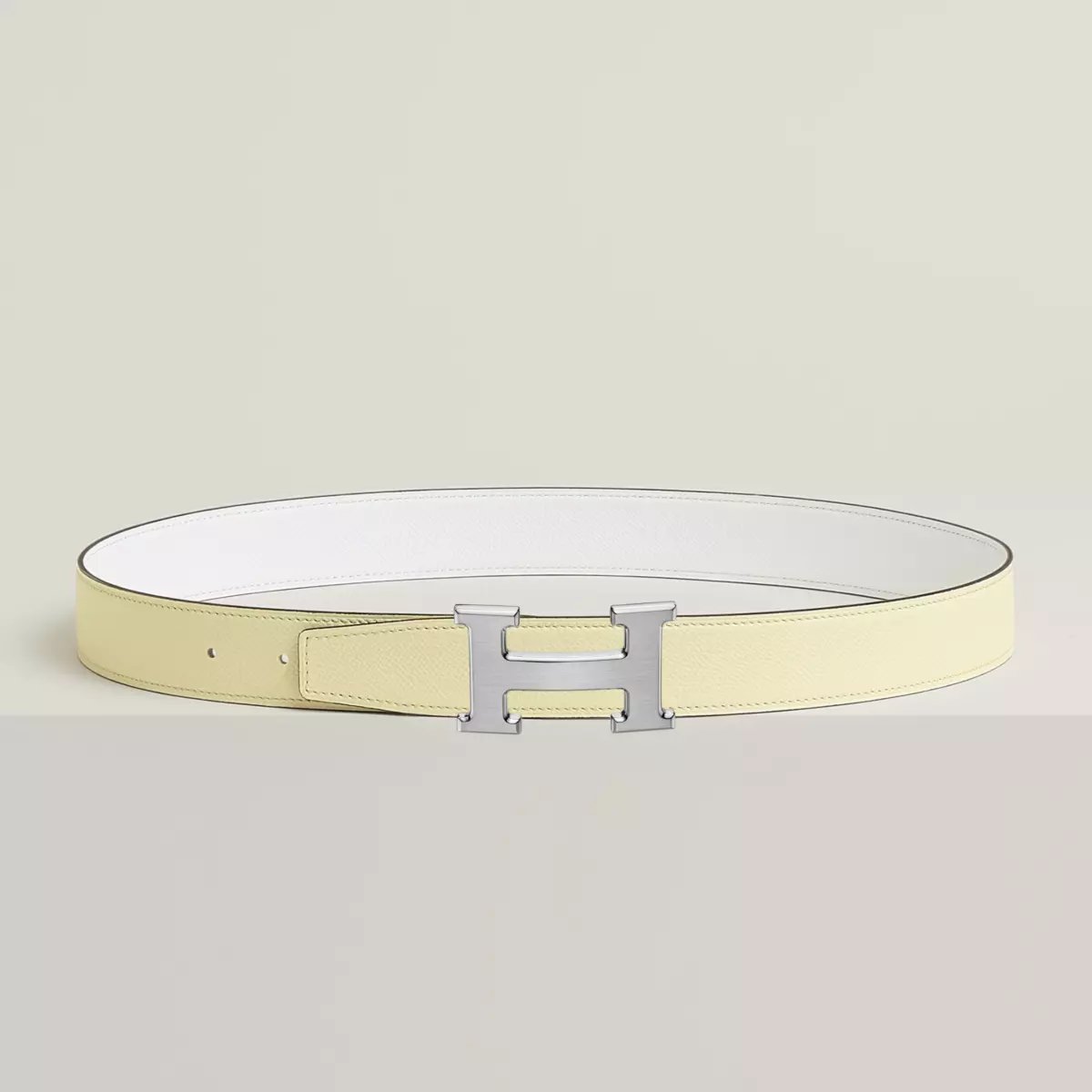 H 벨트 버클 & 리버서블 가죽 스트랩 32mm
