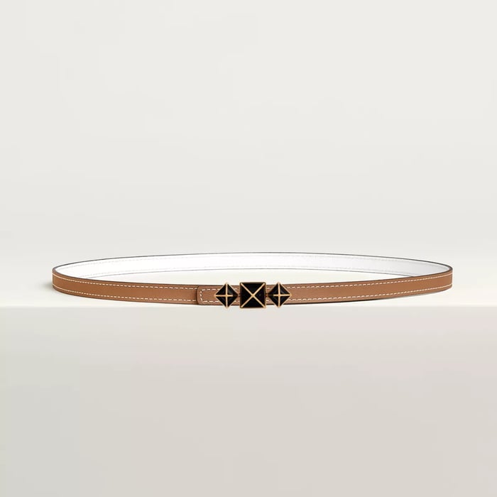 1925 belt buckle & Reversible leather strap 13 mm
