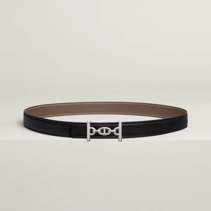 Lagune Belt Buckle & Reversible Leather Strap 24 MM