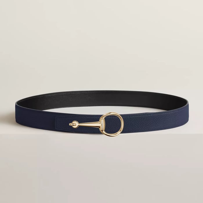 Casaque Belt Buckle & Reversible Leather Strap 32 MM