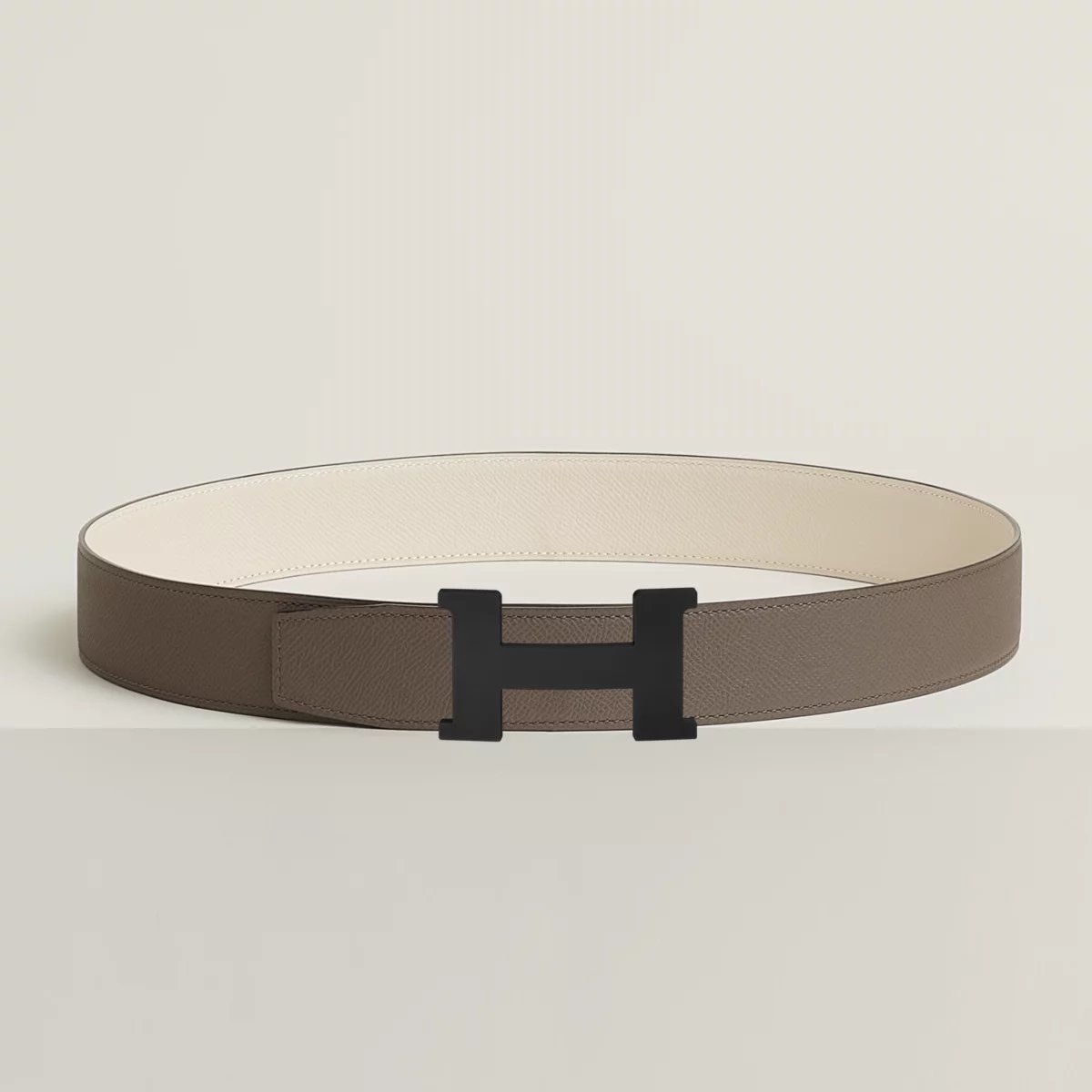 Constance belt buckle & Reversible leather strap 38 mm
