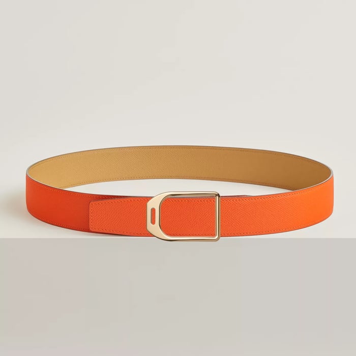 Jockey Belt Buckle & Reversible Leather Strap 38 MM