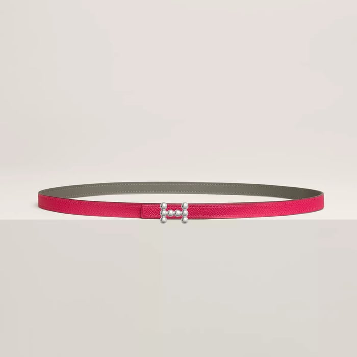 Bubble Belt Buckle & Reversible Leather Strap 13 MM
