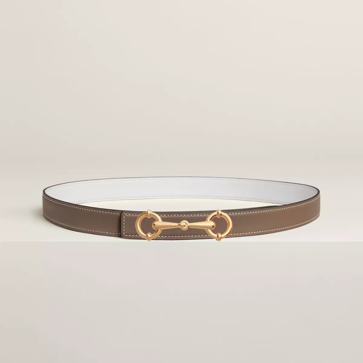 Lady Rider belt buckle & Reversible leather strap 24 mm