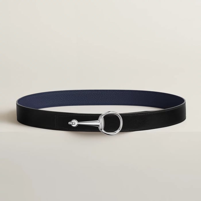 Casaque Belt Buckle & Reversible Leather Strap 32 MM