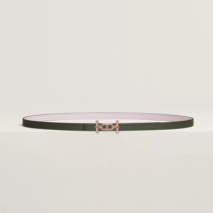 Ancre Belt Buckle & Reversible Leather Strap 13 MM