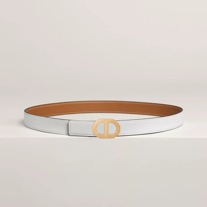 Rivage Belt Buckle & Reversible Leather Strap 24 MM