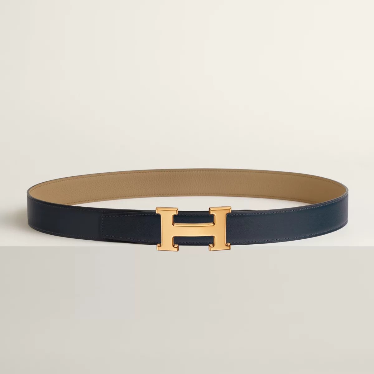 ベルトバックル 《H》 & レザーベルト（キット） 32
