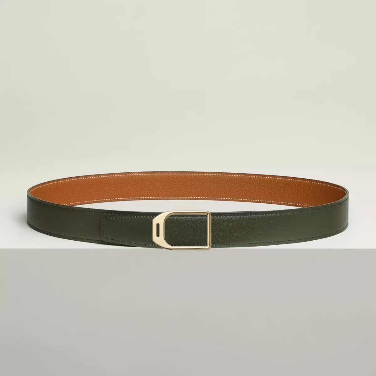 ベルトバックル 《ジョッキー》 & レザーベルト（キット） 32