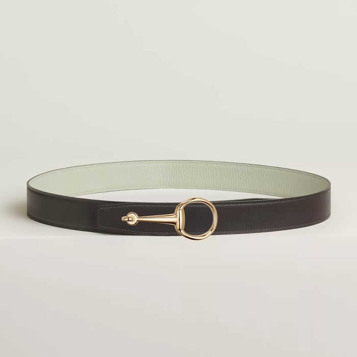 Casaque Belt Buckle & Reversible Leather Strap 32 MM