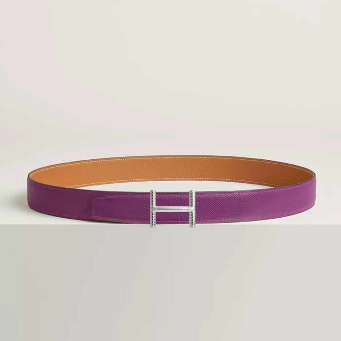 Hisseo Belt Buckle & Reversible Leather Strap 32 MM