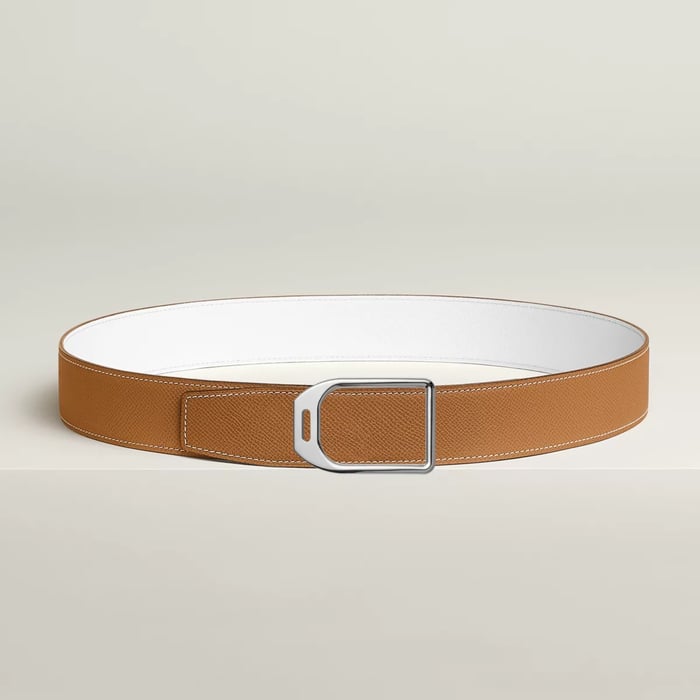 Jockey Belt Buckle & Reversible Leather Strap 38 MM
