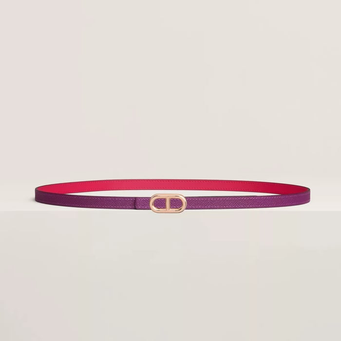 Maillon H Belt Buckle & Reversible Leather Strap 13 MM