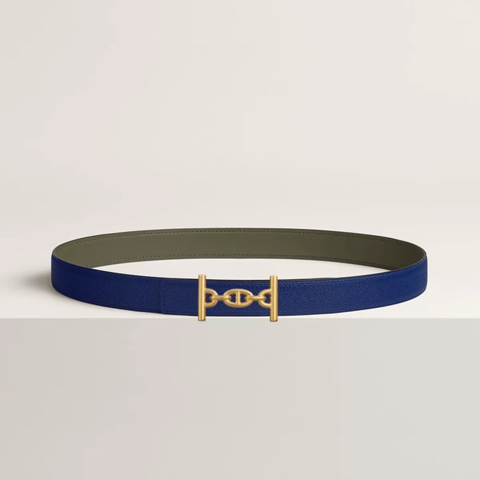 Lagune Belt Buckle & Reversible Leather Strap 24 MM