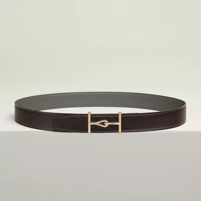Jumbo 벨트 버클 & 리버서블 가죽 스트랩 32mm