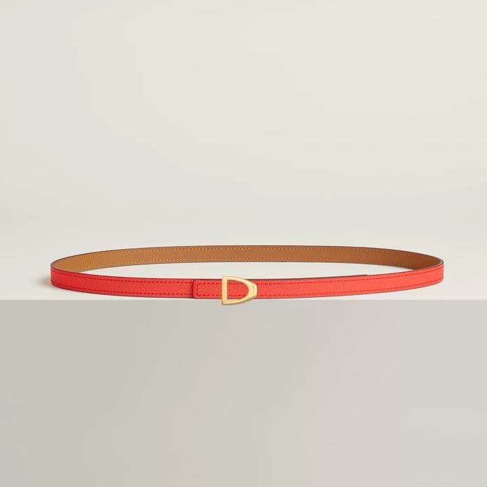 Cavaliere Belt Buckle & Reversible Leather Strap 13 MM